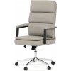 Nábytek PEGAS s.r.o. Kancelářské křeslo, houpací mechanismus, béžová ekokůže, KA-D8104 SIL