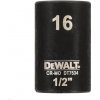 DeWALT DT7534 nástrčná hlavice EXTREME IMPACT 1/2“ krátká, 16 mm
