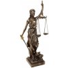 MystiCalls Soška Justitia – Symbol práva a nestrannosti, 35 cm