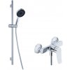 kielle Nefia - Sprchový set s batériou, tyčou, hadicou a sprchovou hlavicou, chróm - 20627SN70