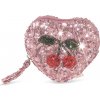 Konges Sløjd Detská peňaženka Heart Cherry Glitter