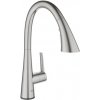 Drezová batéria GROHE Zedra Touch so senzorom supersteel 30219DC2