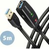 AXAGON ADR-305, USB 3.2 Gen 1 A-M -> A-F aktívny predlžovací / repeater kábel, 5m