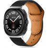 Tech-Protect Leatherfit na Samsung Galaxy Watch Ultra, 47 mm, černý TEC312436