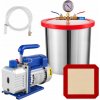 VEVOR 3CFM vákuová pumpa s 11L vákuovou komorou