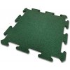 Gumová dlažba NOVISA PUZZLE 50 x 50 x 1,8 cm zelená 1 ks