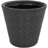 PlasticFuture Kvetináč Mini Matuba tmavosivý, 34,8 cm