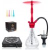 Aladin Alux M5 Red 54cm Shisha SET