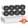 Tenda K8P-4TR - PoE kamerový set 4Mpx, 8CH NVR + 8x IP kamera 4Mpx IP67, zvuk, web. rozhranie, CZ app 75011943