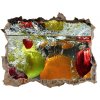 Nálepka 3D díra Ovocie a zelenina 95x64 cm