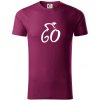 Cyklista oslavuje šesťdesiatku (60) - Tričko z organickej bavlny - XL ( Fuchsiová )