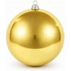 DECOLED Veľká vianočná guľa 20 cm, zlatá, lesklá
