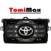TomiMax Toyota Corolla 2007-2012 Android 13 autorádio s WIFI, GPS, USB, BT HW výbava: QLED 8 Core 4GB+64GB PX HIGH - iba displej A