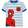 E plus M - Chlapčenské bavlnené tričko s krátkym rukávom Spiderman Marvel-modré 104