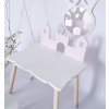Detský stôl zámok farba: biela