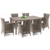 Súprava záhradného nábytku Futurowa 6+1 cappuccino