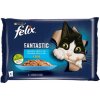 FELIX kapsičky Fantastic losos/platesa v želé 4 x 85 g