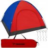 Turistický stan Trizand 5843 modro-červený 190x123 cm