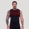 GymBeam Bezešvé tielko OG1 Black/Red - S