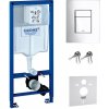 Súprava podomietková konštrukcia Grohe Rapid SL 38539001, splachovacie tlačidlo Grohe Skate 38732000
