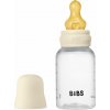 BIBS antikoliková fľaša s kaučukovým cumlíkom 150ml,Ivory