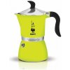Bialetti Fiammetta 3, limetková (Bialetti kávovar Moka FIAMMETTA 3 porcie Limetka)