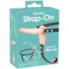 You2Toys Strap-On - nabíjací pripínací vibrátor (telová farba)