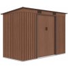 Letoss Záhradný domček na náradie OREGON 261x121x176cm, hnedý