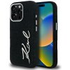 Puzdro Karl Lagerfeld FW Jeans Signature Logo pre iPhone 16 Pro Max čierne (KLHCP16XPJFMSVK)