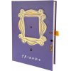 CurePink poznámkový A5 blok Friends Priatelia: Priezorník Frame 14,8 x 21 cm SR72939