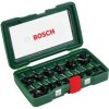 BOSCH 15-dielna súprava fréz z tvrdokovu (Ø stopky 8 mm) 2607019469
