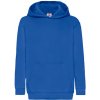 Fruit of the Loom Detská mikina s kapucňou 62-043-0 Royal Blue 128