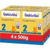 BEBIVITA 2 Pokračovacia dojčenská výživa 6m+ 4× 500 g