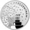 Česká mincovna Strieborná medaila - K narodeninám - oslava proof 42 g