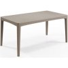 Allibert GIRONA table round waves záhradný stôl 160 x 90 x 74 cm, Cappuccino 17205428