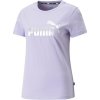 Puma Dámské tričko ESS+ Metallic Logo Tee W 84830325 vivid violet