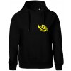 Vortex logo na prsia - Oversized mikina dámská Moon - kratšia + širšia - XL ( Čierna )