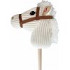 Hobby Horse so zvukom Mac Toys Plejo svetlý biela
