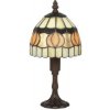 Lampa Tiffany stolová oranžová 29*Ø15