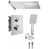 Sapho KIMURA podomietkový sprchový set s termostatickou batériou, box, 3 výstupy, chróm KU683-21