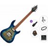 Cort KX300 Premium SET Open Pore Cobalt Burst Elektrická gitara