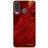 Picasee silikonový průhledný obal pro Huawei P30 Lite - Červená