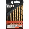 Sada vrtáků do železa HSS-TIN 10 kusů 1-10 mm YATO YT-44674