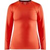 Craft ADV Essence LS Tee triko dámské Barva: Oranžová, Velikost: L
