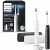 Philips Electric Toothbrush Sonicare 6500 Series Duo Pack with Case HX7419/01 Black/White EU