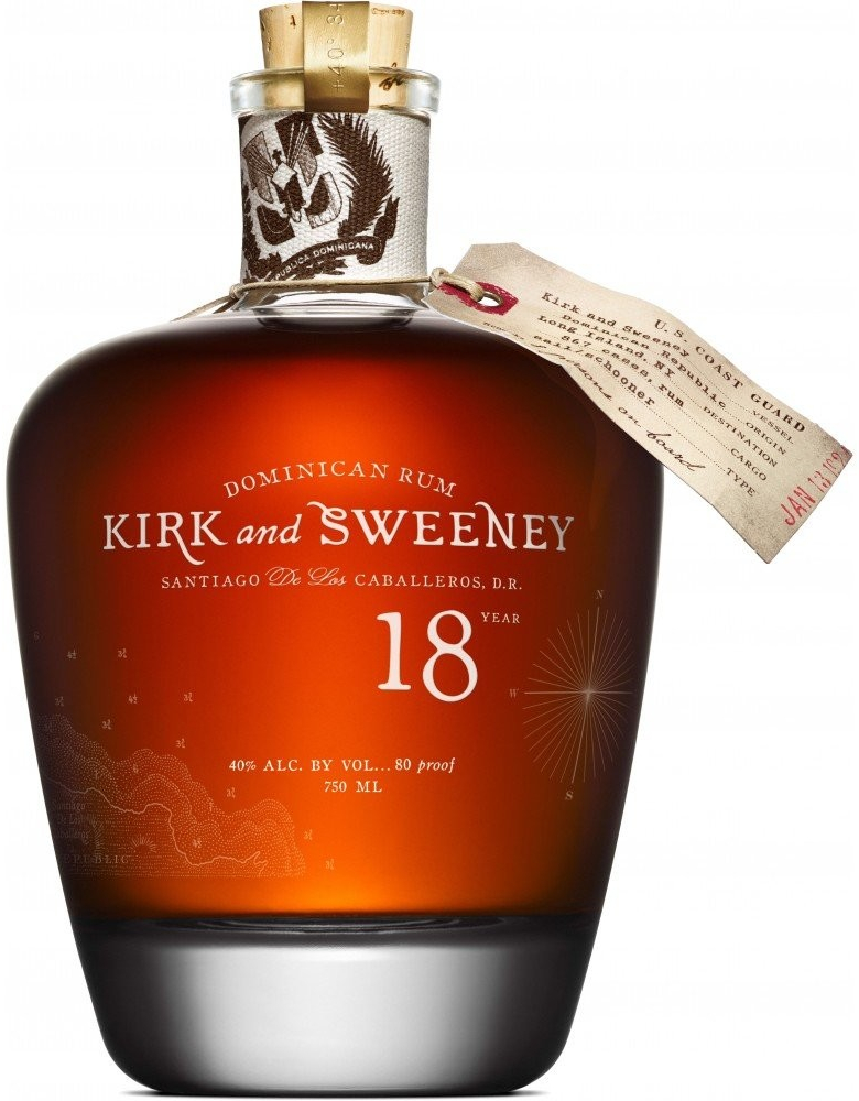 Kirk and Sweeney Gran Reserva 40% 0,7 l (čistá fľaša)