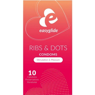 EasyGlide Ribs and Dots 10 ks