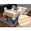 Biante Saténový obdĺžnikový obrus polyesterový Satén LUX-057 Béžový 140x220 cm