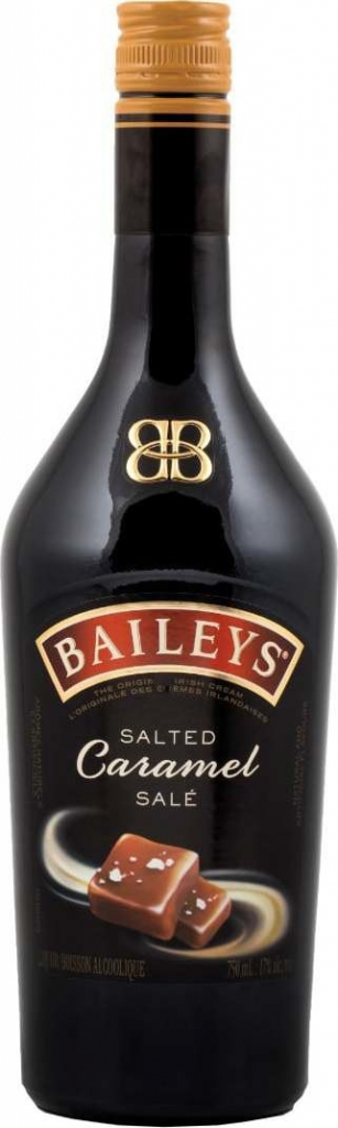 Baileys Salted Caramel 17% 1 l (čistá fľaša)