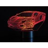 Beling 3D lampa, lamborghini , 7 farebná S449